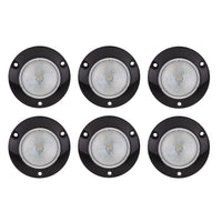 2" RV Light Clear/Amber Round Surface Mount