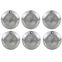 2" RV Light Clear/Amber Round Surface Mount