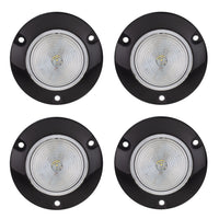 RV 2" LED Surface Mount Light | Round Clear/Red Trailer Marker or Clearance Light | Improved Visibility & Safety