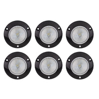 RV 2" LED Surface Mount Light | Round Clear/Red Trailer Marker or Clearance Light | Improved Visibility & Safety