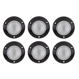 RV 2" LED Surface Mount Light | Round Clear/Red Trailer Marker or Clearance Light | Improved Visibility & Safety