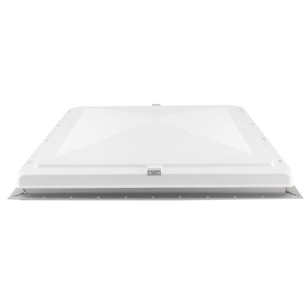 Heng's RV Escape Hatch & Exit Vent | 2" White Metal Garnish | 26" X 26"