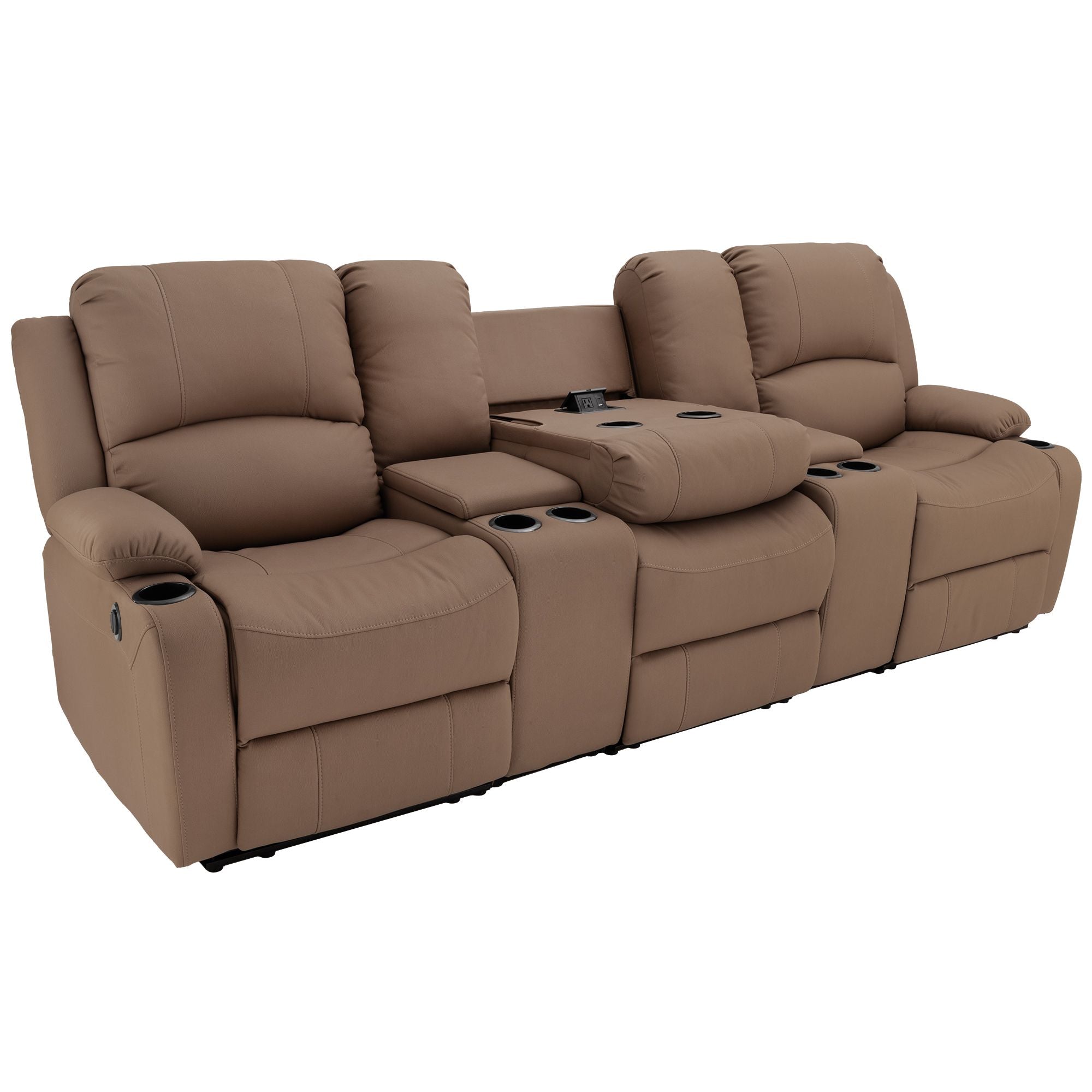 RV Wall Hugger Sofa 105" Powered Reclining Theater Seats