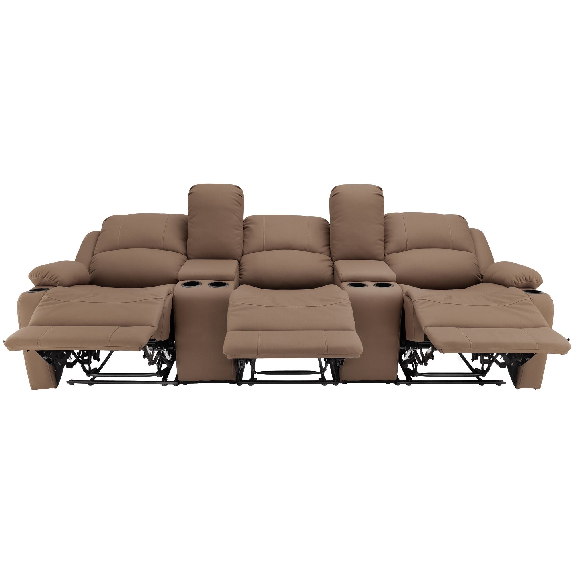 RV Wall Hugger Sofa 105" Powered Reclining Theater Seats