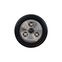 2" Clear/Red Clearance Markers | Round Exterior RV Identification Lights | Improves Visibility & Safety