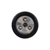 2" Clear/Red Clearance Markers | Round Exterior RV Identification Lights | Improves Visibility & Safety