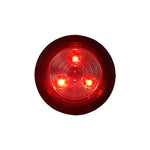 2" Clear/Red Clearance Markers | Round Exterior RV Identification Lights | Improves Visibility & Safety
