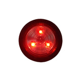 2" Clear/Red Clearance Markers | Round Exterior RV Identification Lights | Improves Visibility & Safety