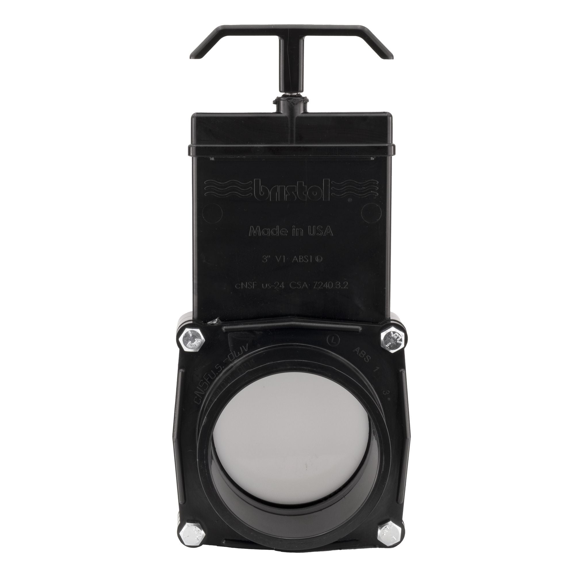 RV Waste Valve | 3" Hub x 3" Spigot with Waste Valve Cap