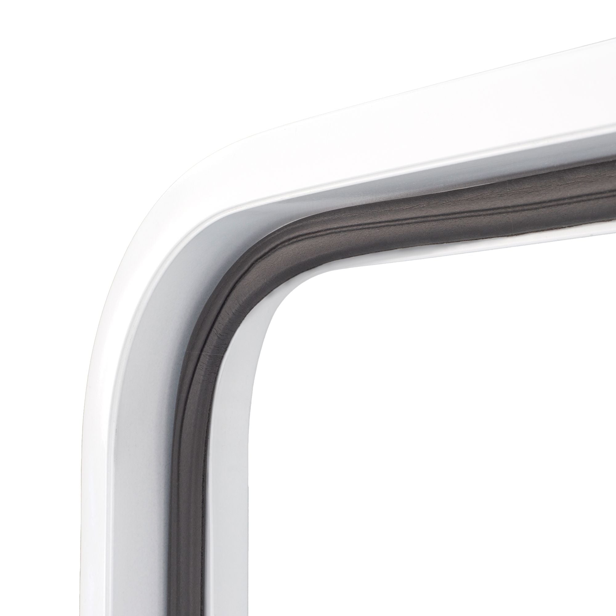 RV Compartment Door | Round | White | 18" X 18"