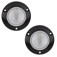 2" RV Light Clear/Amber Round Surface Mount