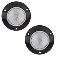 RV 2" LED Surface Mount Light | Round Clear/Red Trailer Marker or Clearance Light | Improved Visibility & Safety