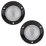 RV 2" LED Surface Mount Light | Round Clear/Red Trailer Marker or Clearance Light | Improved Visibility & Safety