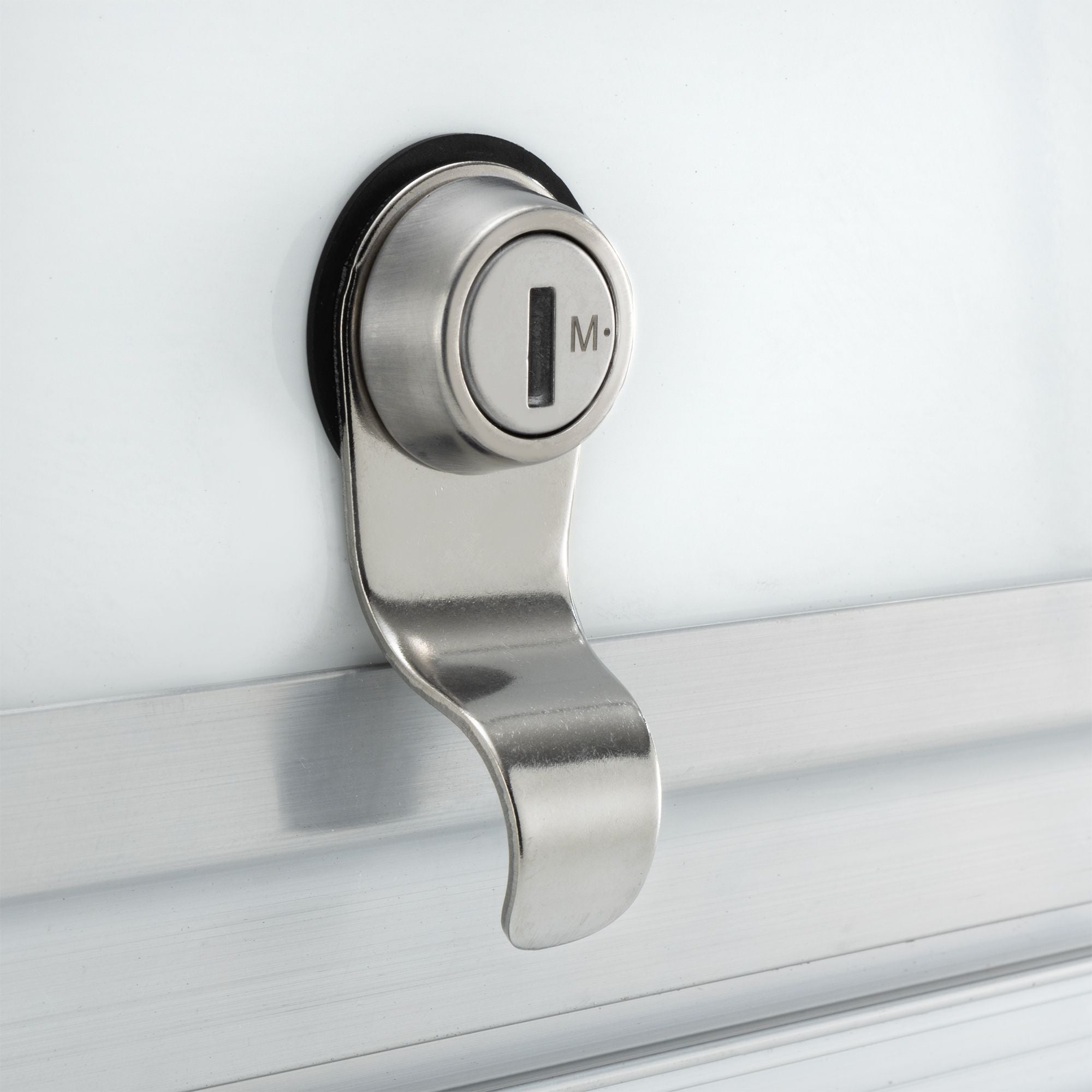 RV Compartment Door | Square  White Centered | 12" X 12"