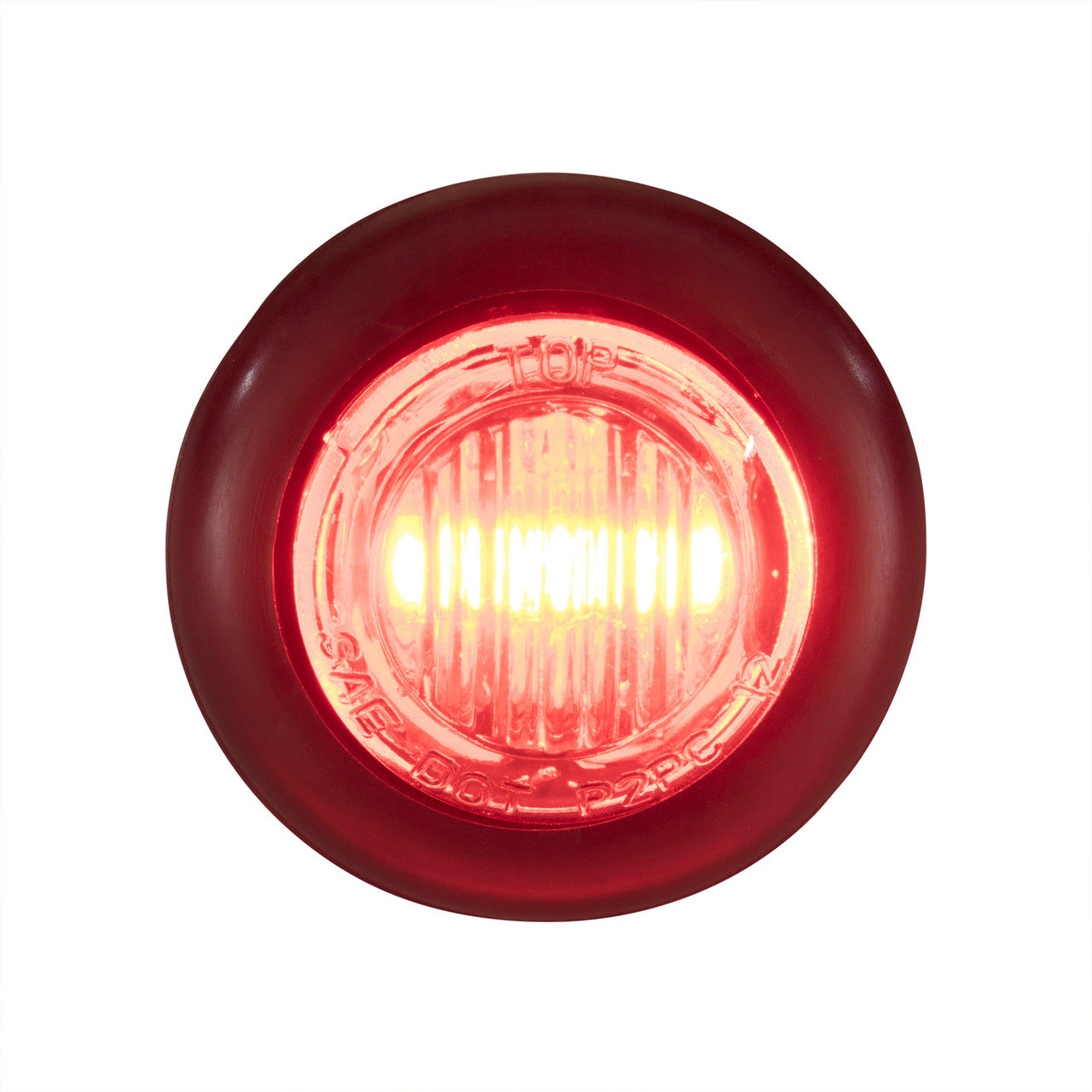 Trailer Marker Lights | ¾" LED Red Bullet Clearance
