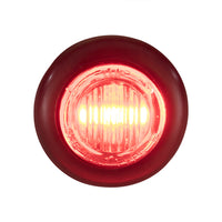 3/4" Bullet Lights | Red/Red LED | Clearance Marker | Exterior Lighting for Safety