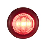 3/4" Bullet Lights | Red/Red LED | Clearance Marker | Exterior Lighting for Safety