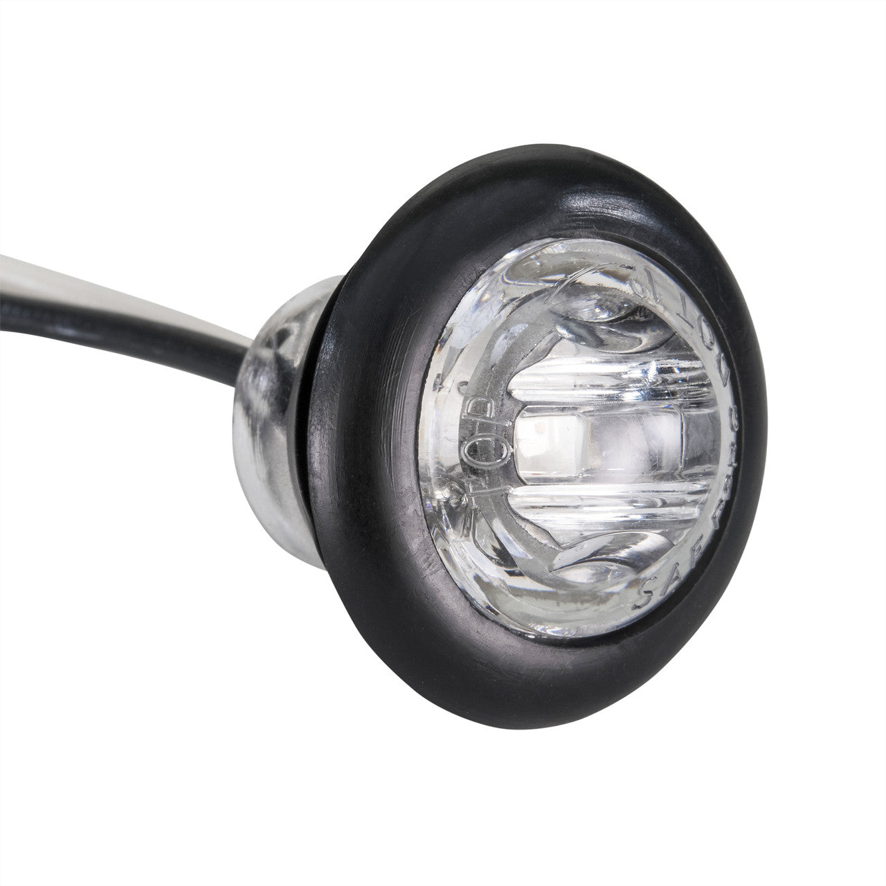 Clearance Marker Trailer Lights | 3/4" LED Clear/Amber Bullet Lights | Exterior Lighting for Safety