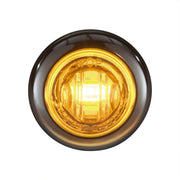 Clearance Marker Trailer Lights | 3/4" LED Clear/Amber Bullet Lights | Exterior Lighting for Safety