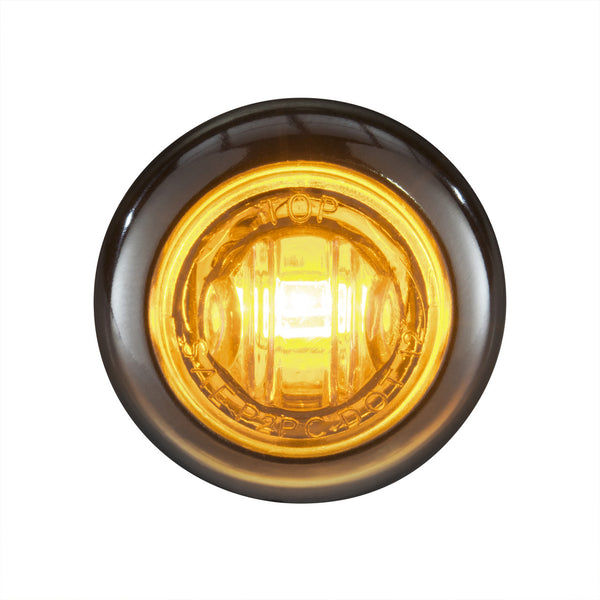 3/4" Bullet Lights | Clear/Amber LED | Clearance Marker | Exterior Lighting for Safety