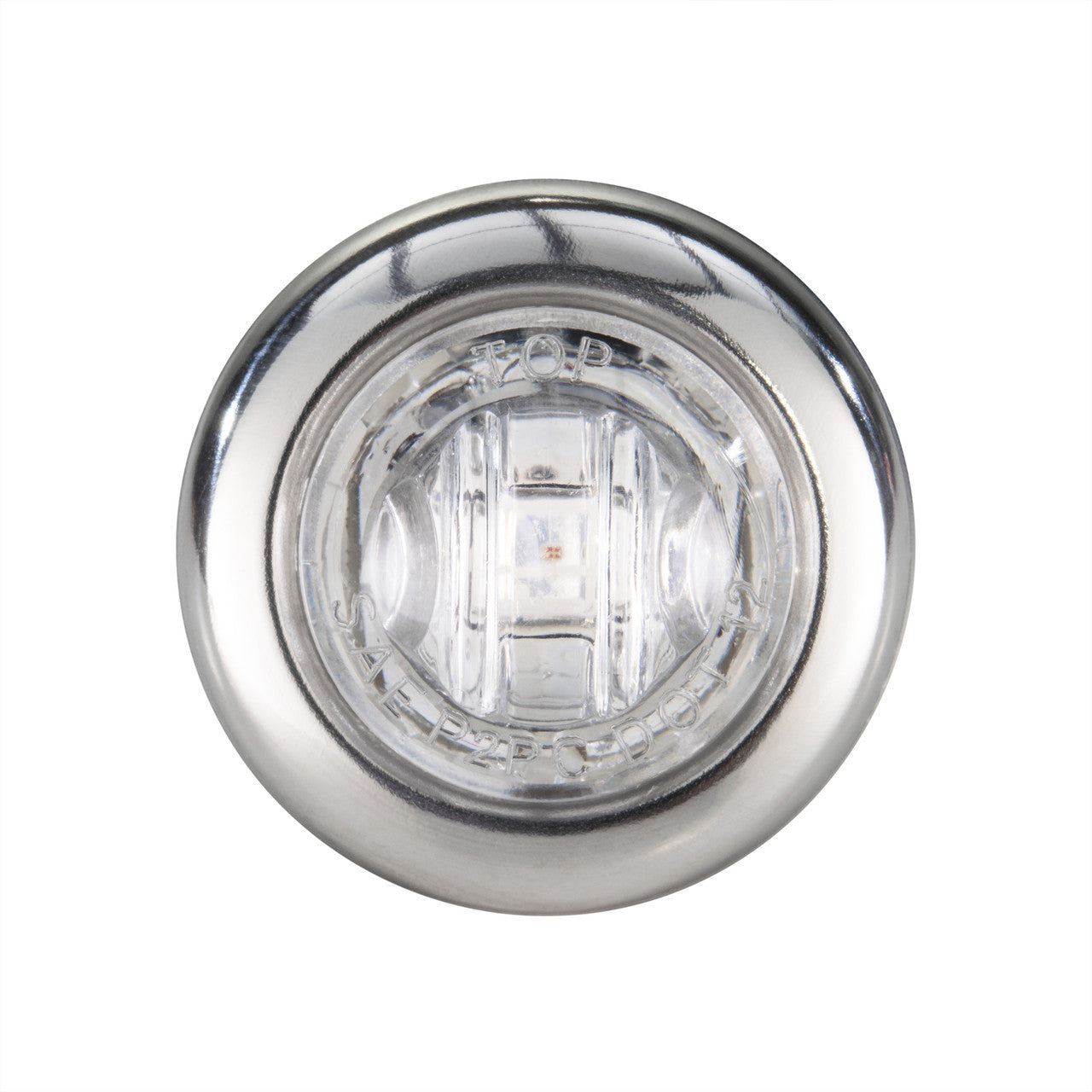 Clearance Marker Trailer Lights | 3/4" LED Clear/Amber Bullet Lights | Exterior Lighting for Safety