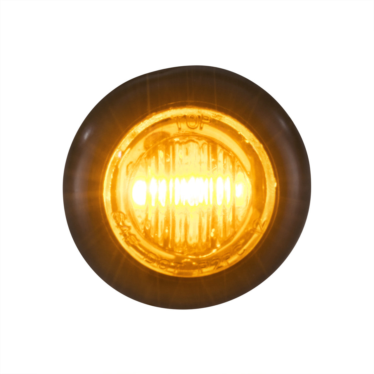 Clearance Marker Trailer Lights | 3/4" LED Clear/Amber Bullet Lights | Exterior Lighting for Safety