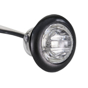 Trailer Clearance Lights | ¾" LED Clear/Red Bullet
