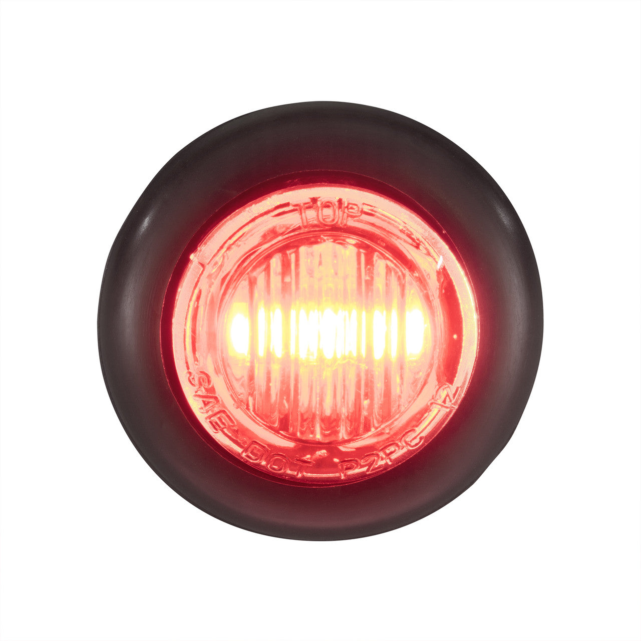 Trailer Clearance Lights | ¾" LED Clear/Red Bullet