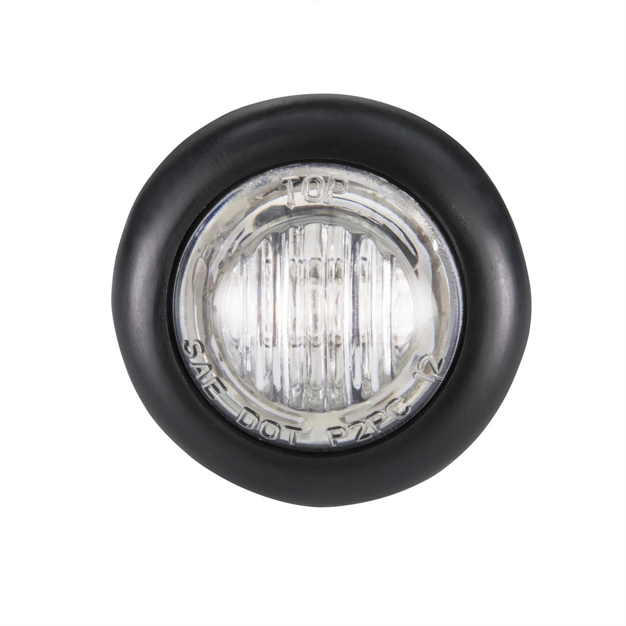Trailer Clearance Lights | ¾" LED Clear/Red Bullet