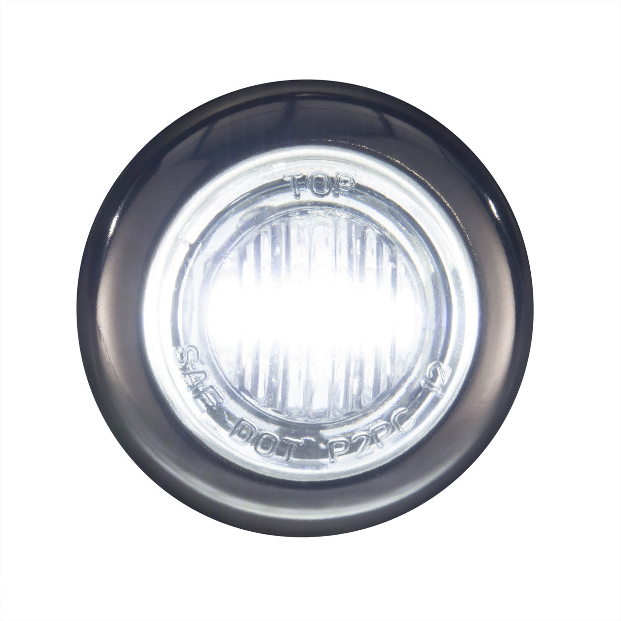 Clearance Marker Trailer Lights | 3/4" LED Clear/Clear Bullet Lights | Exterior Lighting for Safety