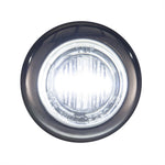 3/4" Bullet Lights | Clear/Clear LED | Clearance Marker | Exterior Lighting for Safety