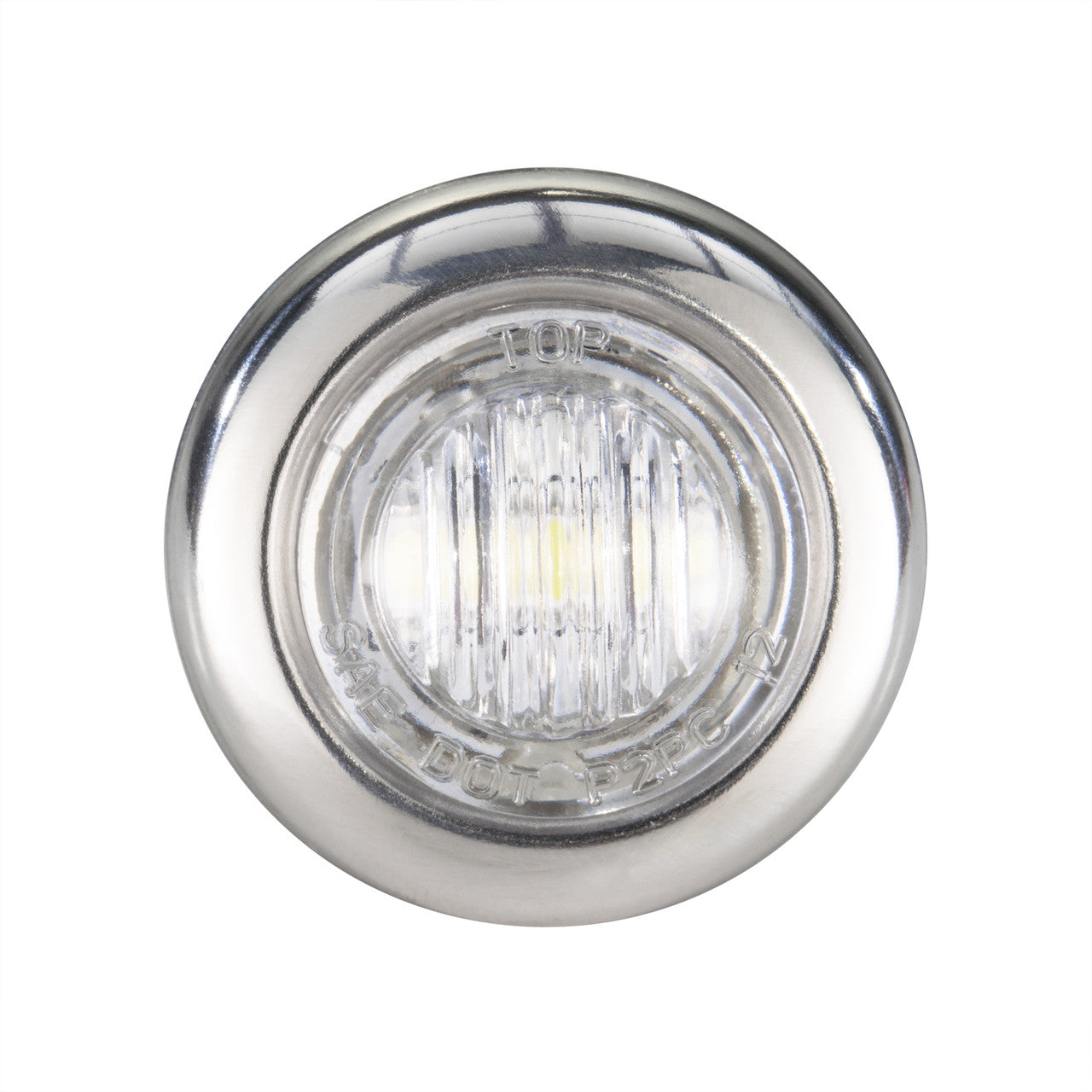 Clearance Marker Trailer Lights | 3/4" LED Clear/Clear Bullet Lights | Exterior Lighting for Safety