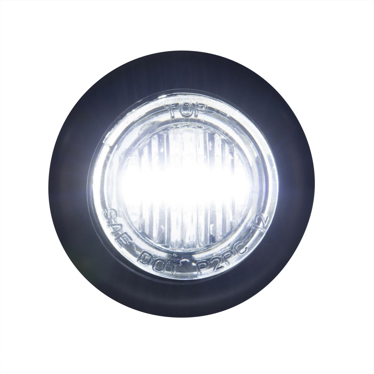 Clearance Marker Trailer Lights | 3/4" LED Clear/Clear Bullet Lights | Exterior Lighting for Safety
