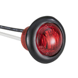 3/4" Bullet Lights | Red/Red LED | Clearance Marker | Exterior Lighting for Safety