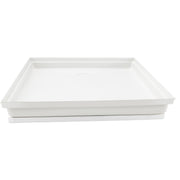 RV Shower Pan 28" x 32" x 4" Left Drain | White