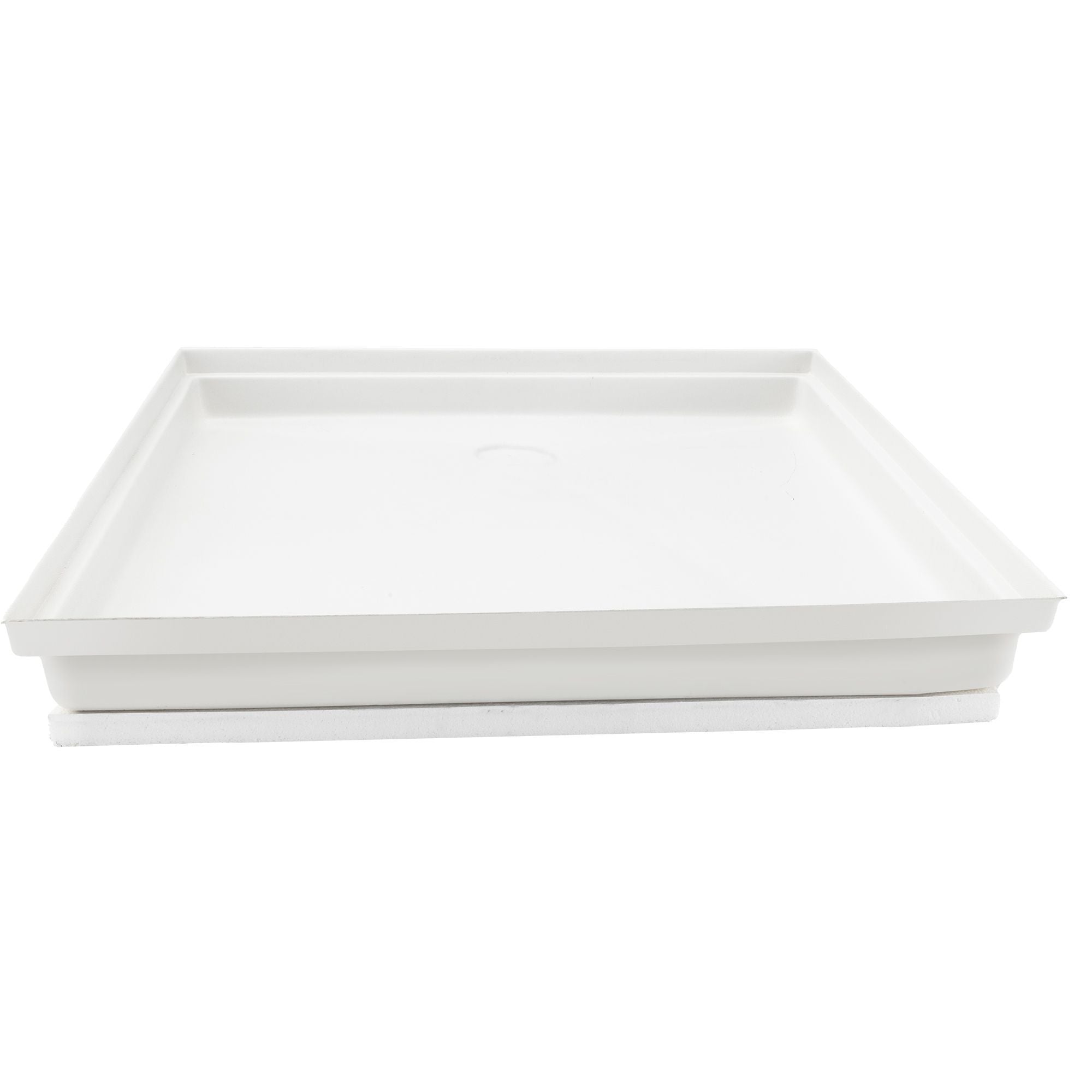 RV Shower Pan 28" x 32" x 4" Left Drain | White