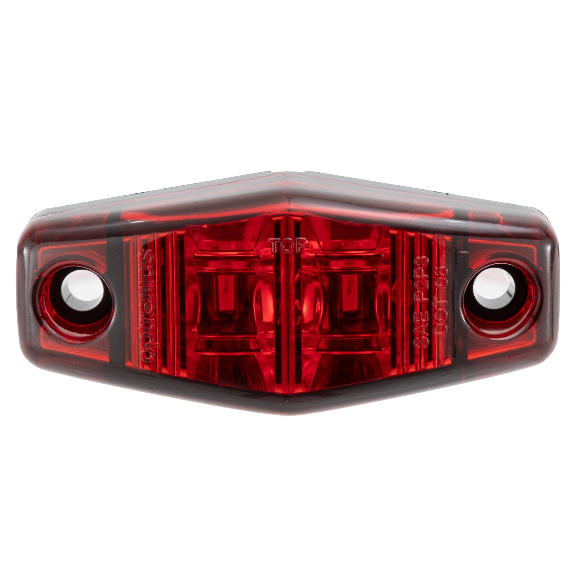2 ½" Red Rectangular LED Trailer Light | Includes Wires