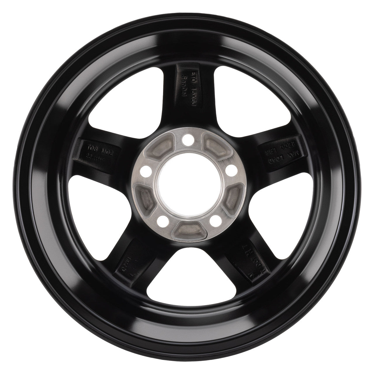 RV Tire and Wheel Package | T08 Black Machine