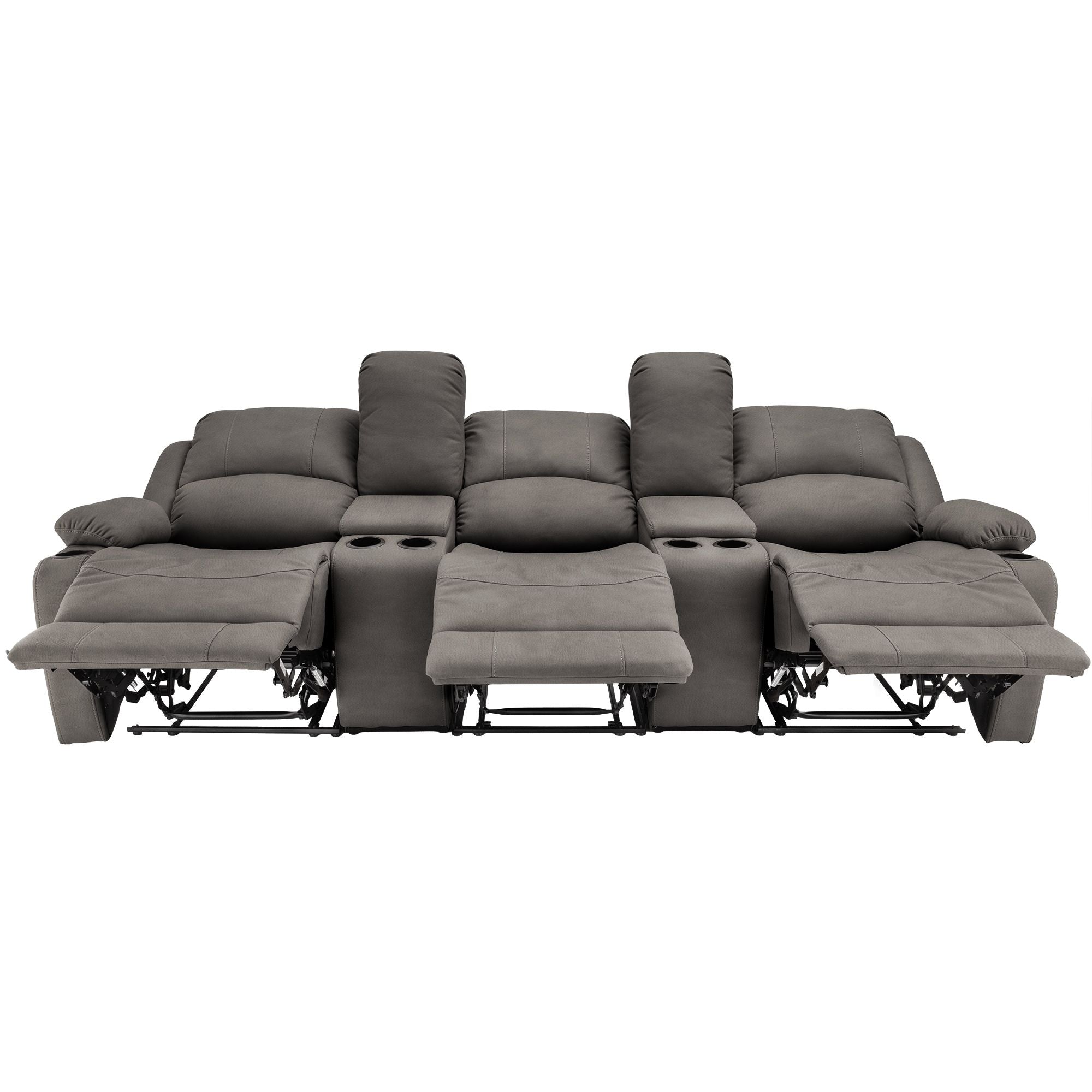 RV Wall Hugger Sofa 105" Manual Reclining Theater Seats