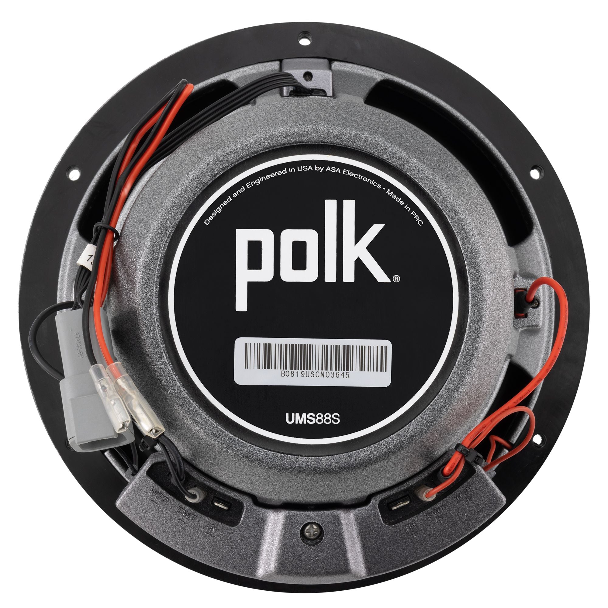 Marine Speaker 8.8" Coxial Indoor/Outdoor | Water-Resistant | RGB LED Lighting