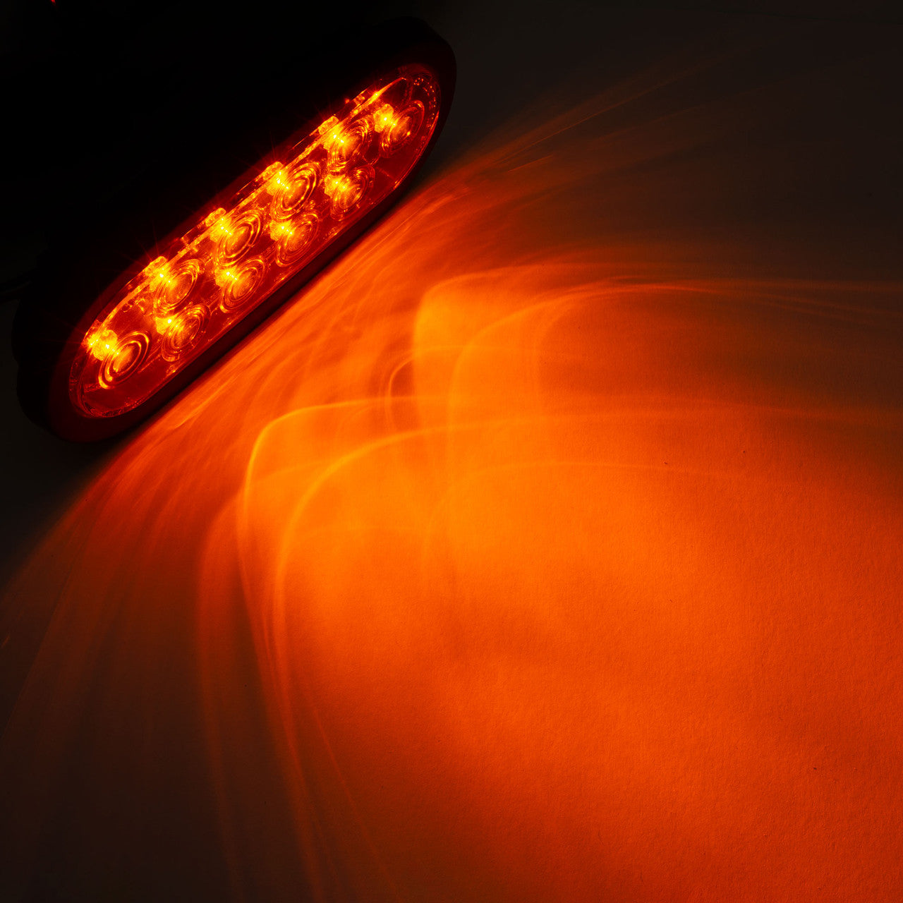 RV LED Tail Light | Oval 6" Sealed | Exterior Lighting | Rear Turning & Breaking Signal Light