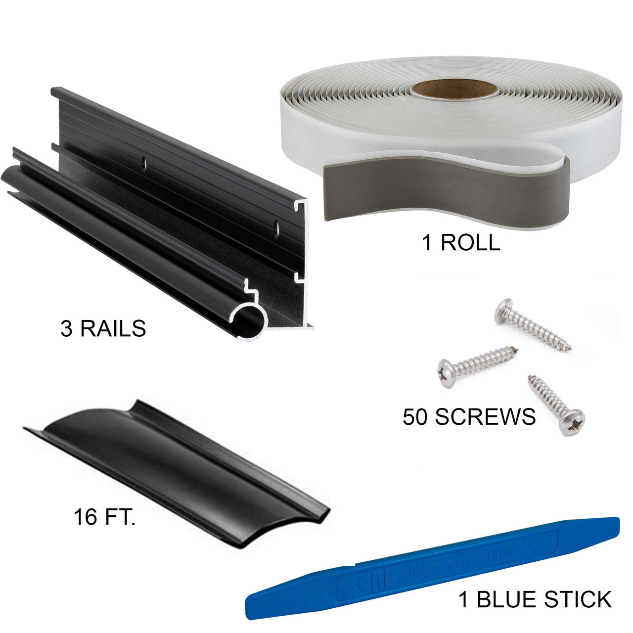 RV Awning Trim with Gutter Kit | 92"