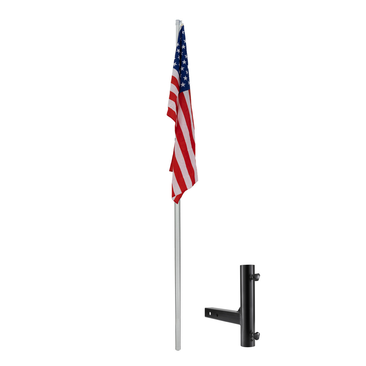 Trailer Hitch Flag Pole Mount | Fits 2" Receiver