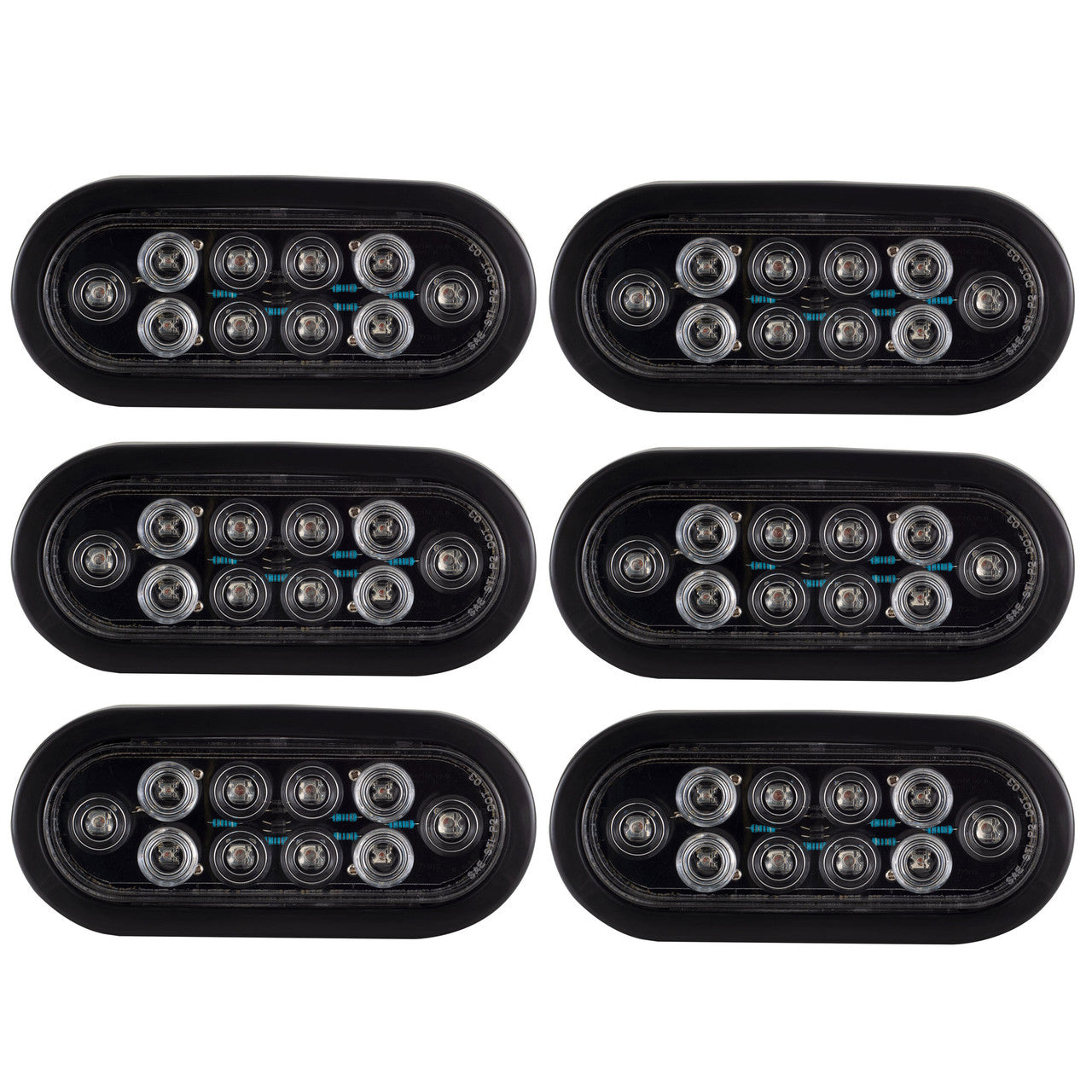 RV LED Tail Light | Oval 6" Sealed | Exterior Lighting | Rear Turning & Breaking Signal Light