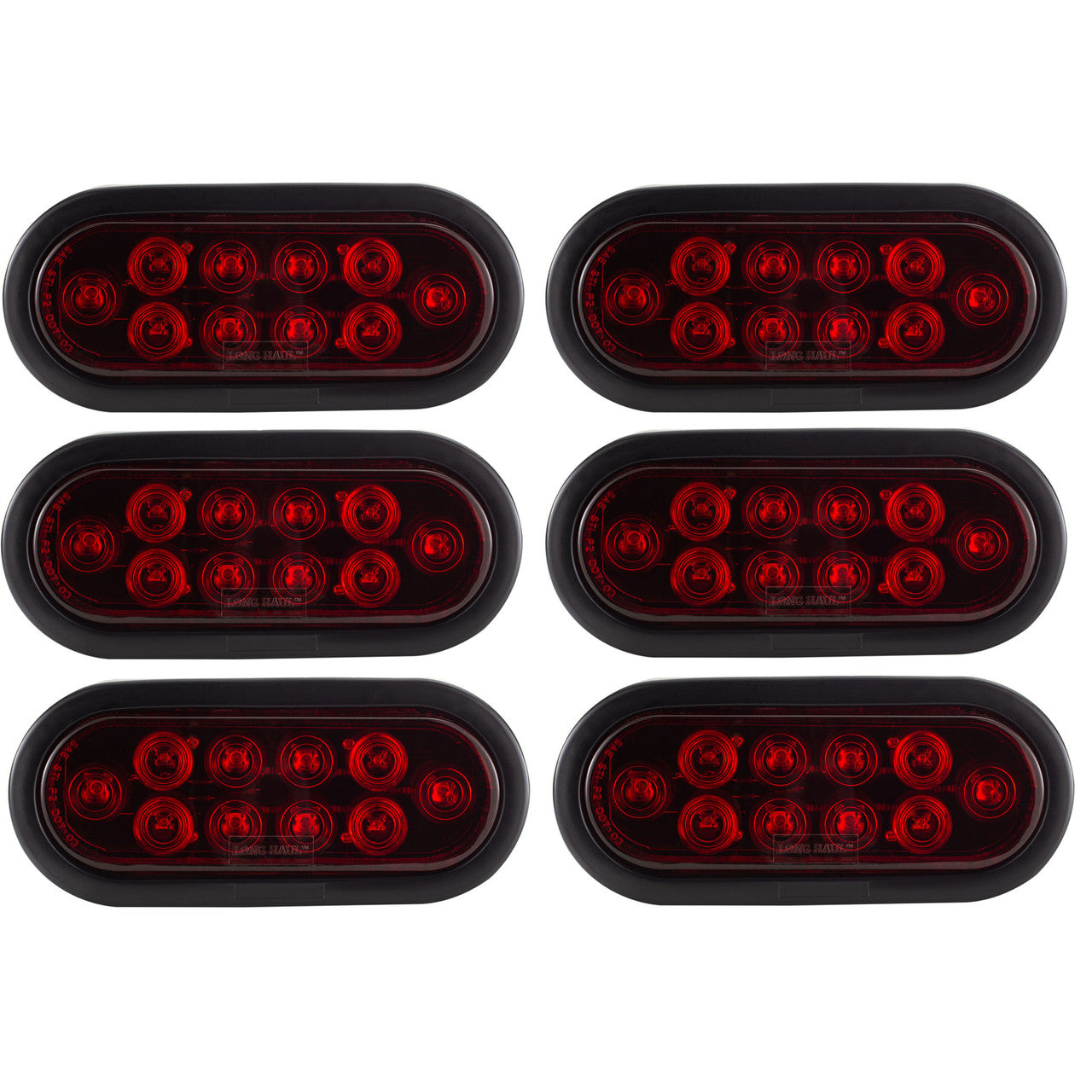 RV LED Tail Light | Oval 6" Sealed | Exterior Lighting | Rear Turning & Breaking Signal Light