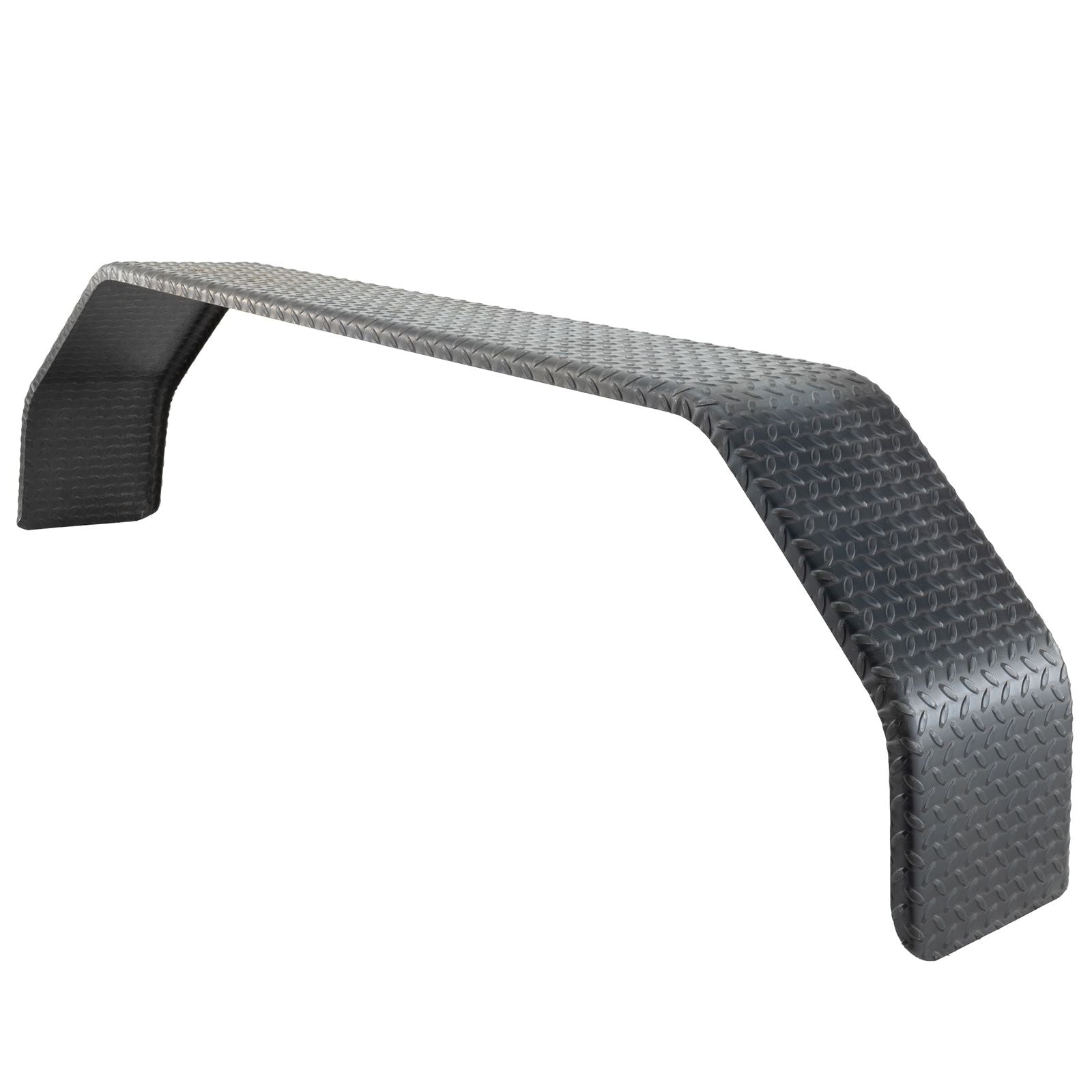 Steel Diamond Plate Flat Top Tandem Trailer Fender | 10" x 72" x 19 ¾"
