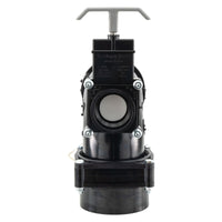 RV Waste Valve Dual Heel Elbow 3" Hub x 1 ½" Hub