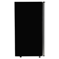 RecPro RV Refrigerator | 12 V | 3.3 Cubic Feet | Stainless Steel