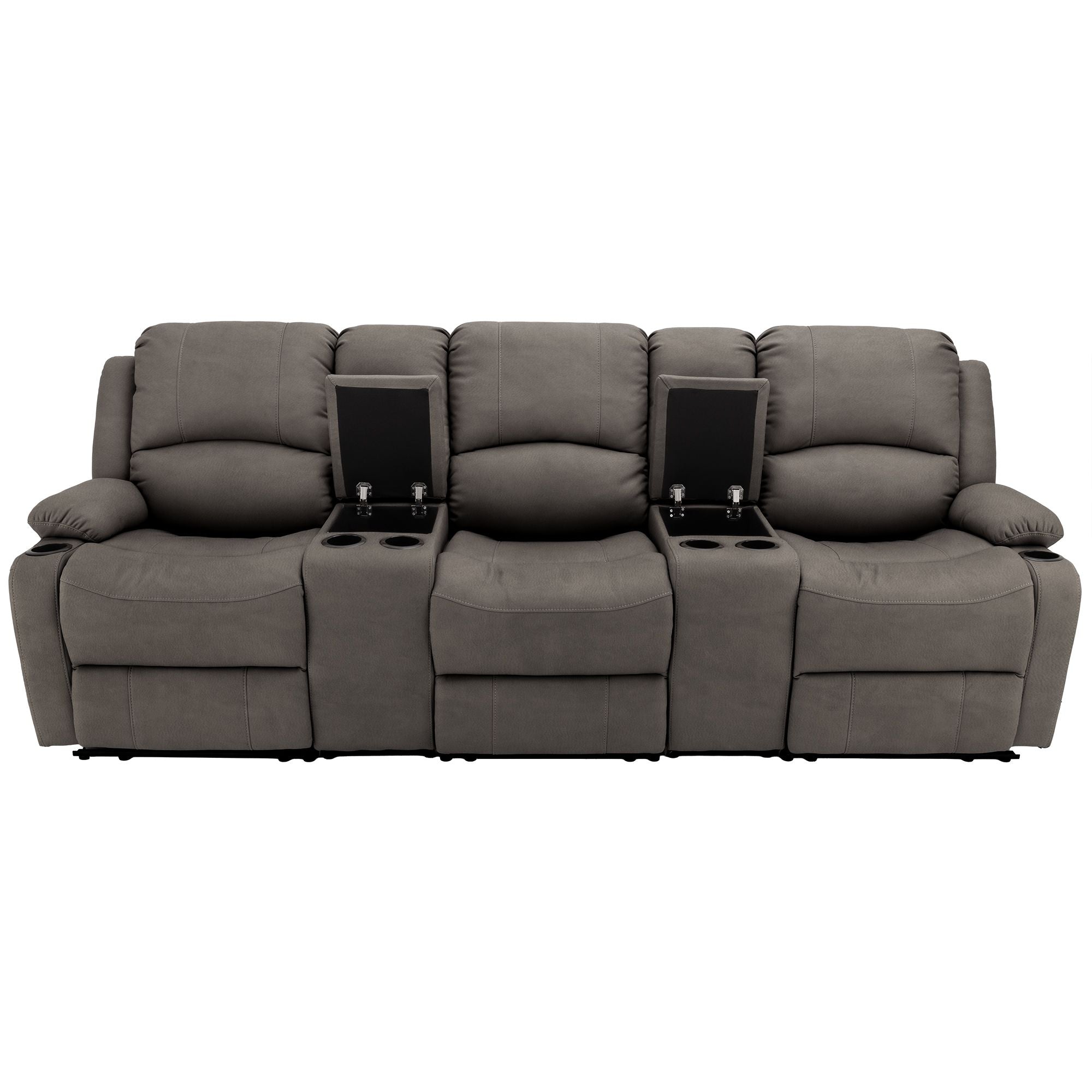 RV Wall Hugger Sofa 105" Manual Reclining Theater Seats