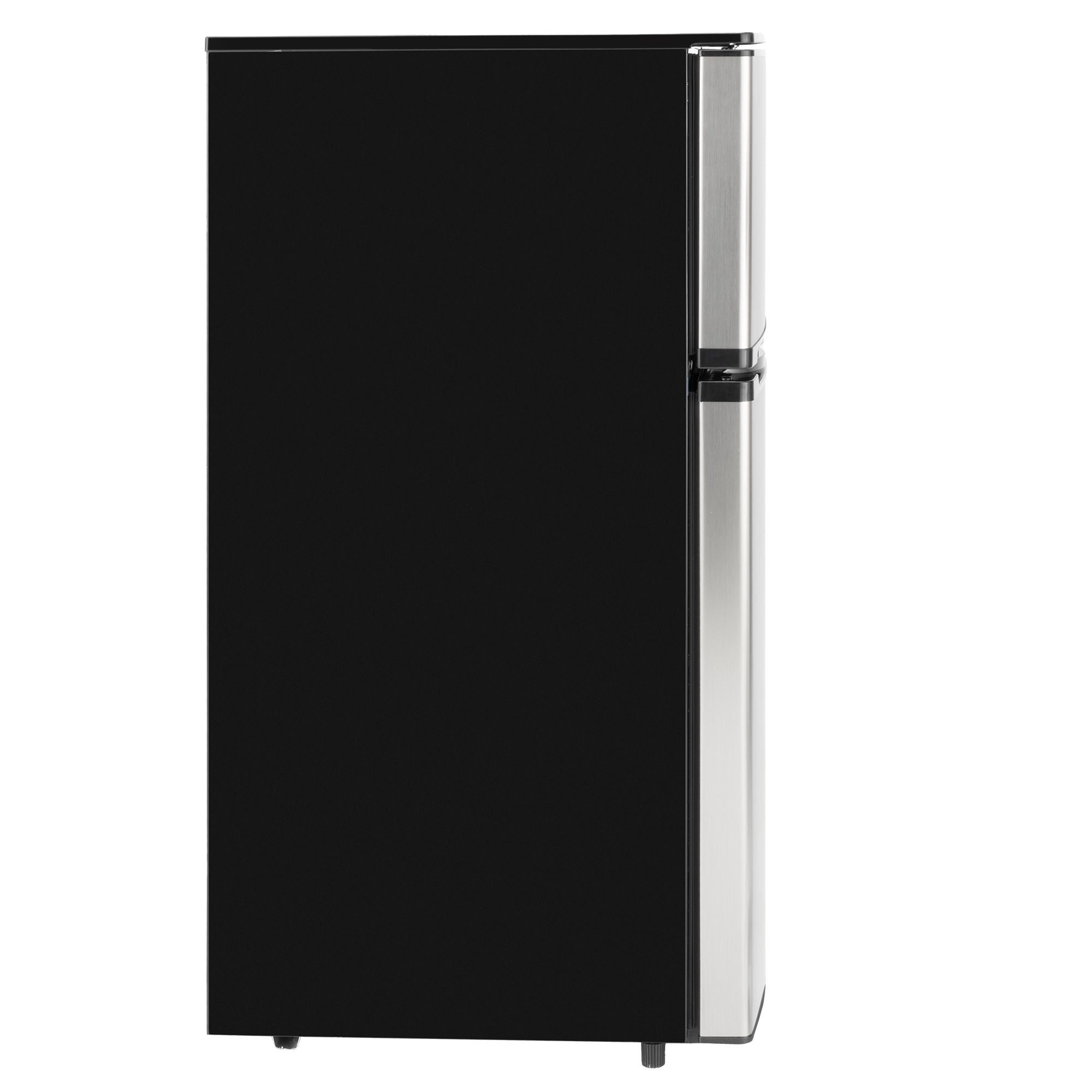 RecPro RV Refrigerator | 12 V | 4.4 Cubic Feet | Stainless Steel